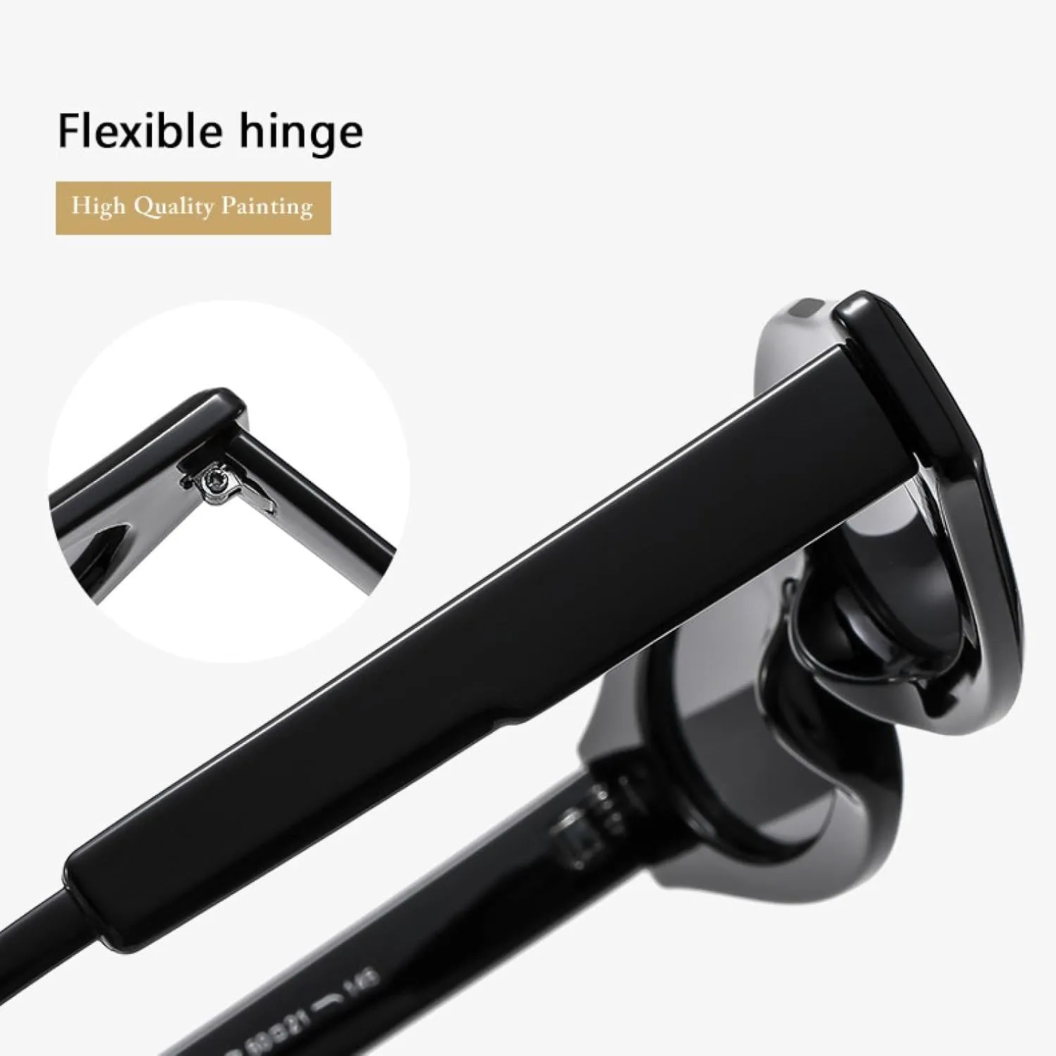 Fashion Retro Cat Eye Small Frame Sunglasses Irregular Personality Men Women High-end Sunglasses