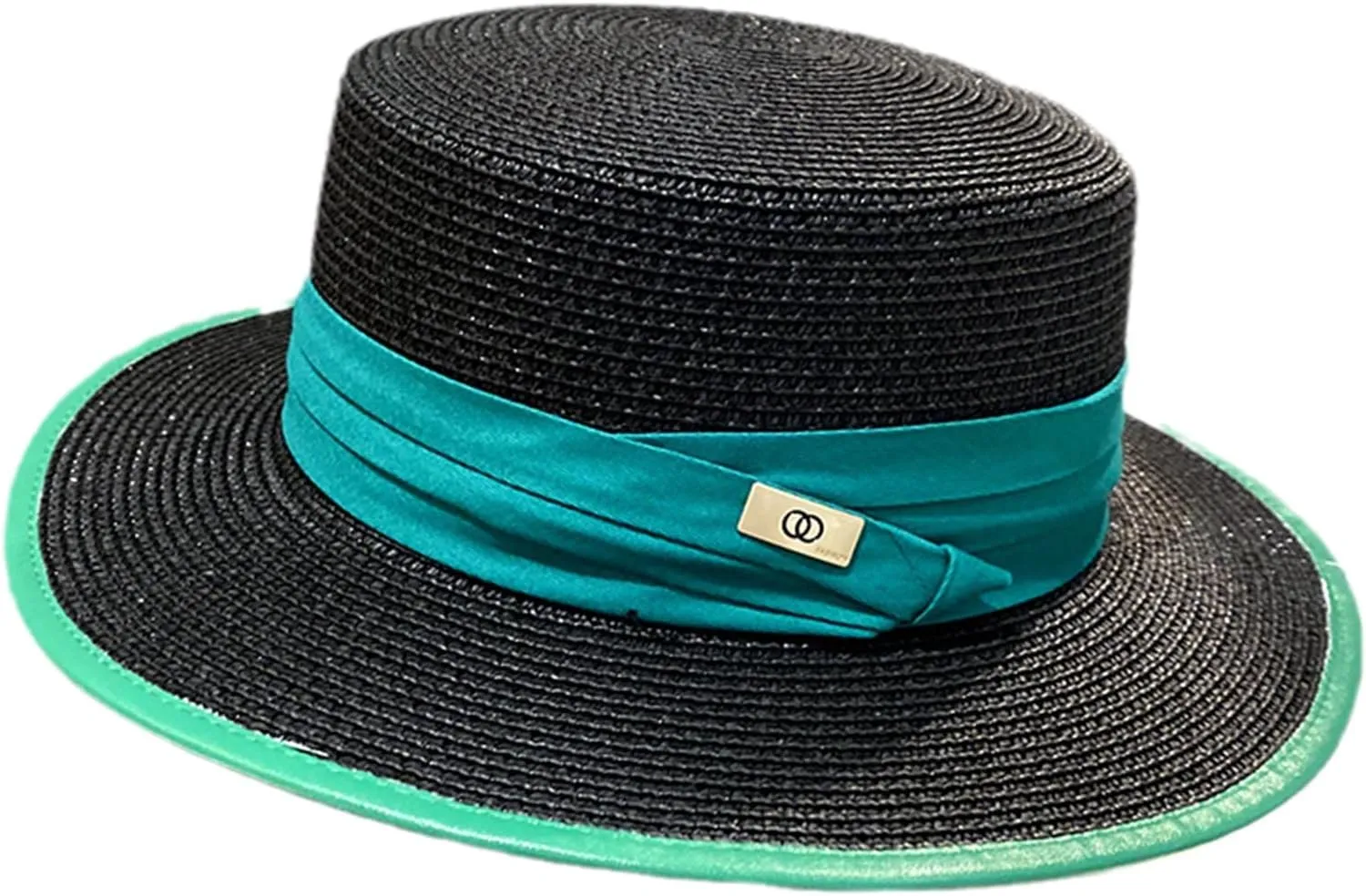 French Sun Hat for Women, Women's Wide Brim Sun Hat Summer Beach Sun Hat UV Sun Protection Bucket Hat(Black)