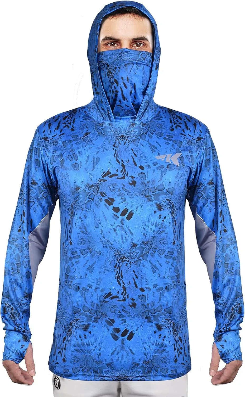 KastKing UPF 50 Fishing Hoodie Shirt for Men and Women, Long Sleeve Fishing Hiking Shirt, Breathable Moisture Wicking