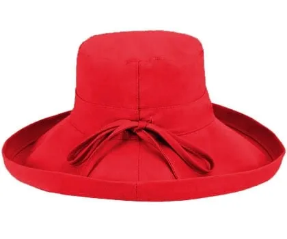 Kooringal Cotton Wide Brim Noosa - Red