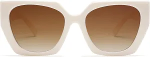 SOJOS Trendy Oversized Polarized Sunglasses Womens Big Square Cateye Sunnies, Lentes de sol para mujer SJ2205