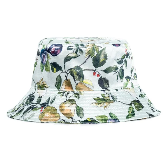 Ultrendy Tropical Patterned Bucket Hats