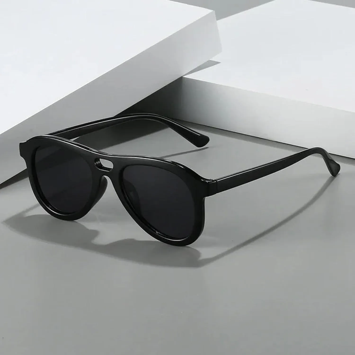 Vintage Double Bridges Men Sunglasses Fashion Uv400 Women