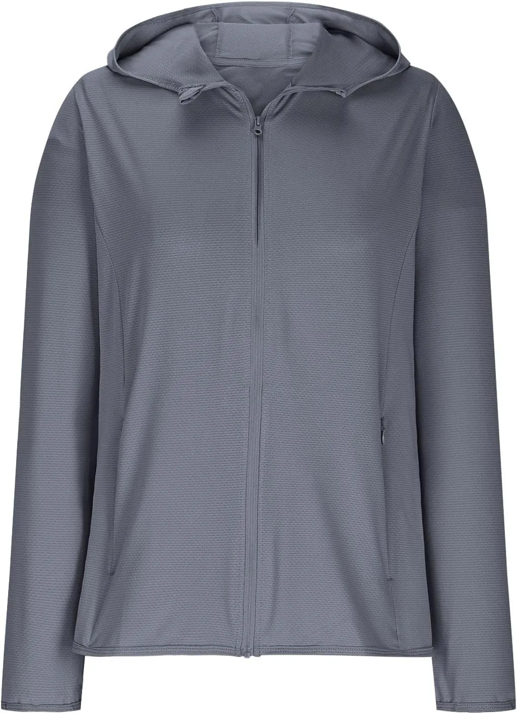 Womens UPF 50  Sun Protection Hoodie Jacket Lightweight Long Sleeve Sun Shirt for Women with Pocket Hiking Outdoor